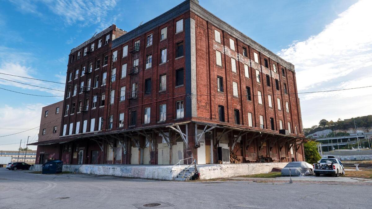 This former warehouse at 817 Santa Fe St in the West Bottoms is being promoted online as The Blossom House Haunted Hotel, albeit without a license, permits or safety equipment like an operating sprinkler system.