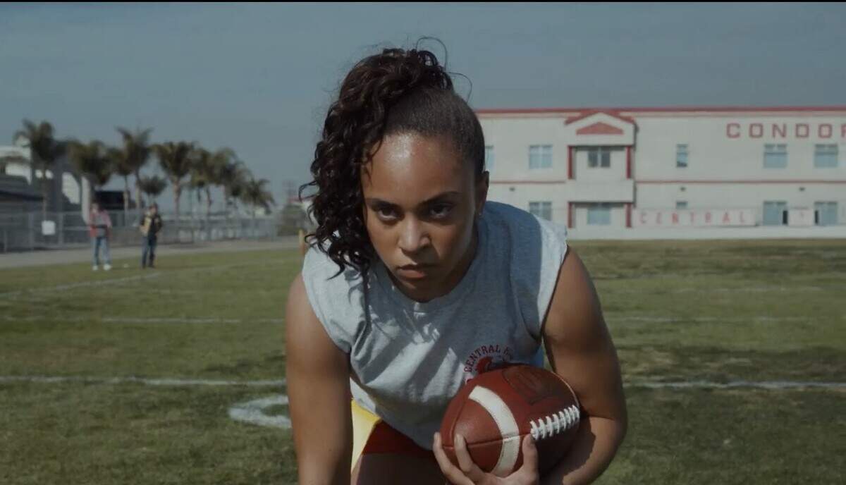 The star of the NFL’s flag football Super Bowl commercial.