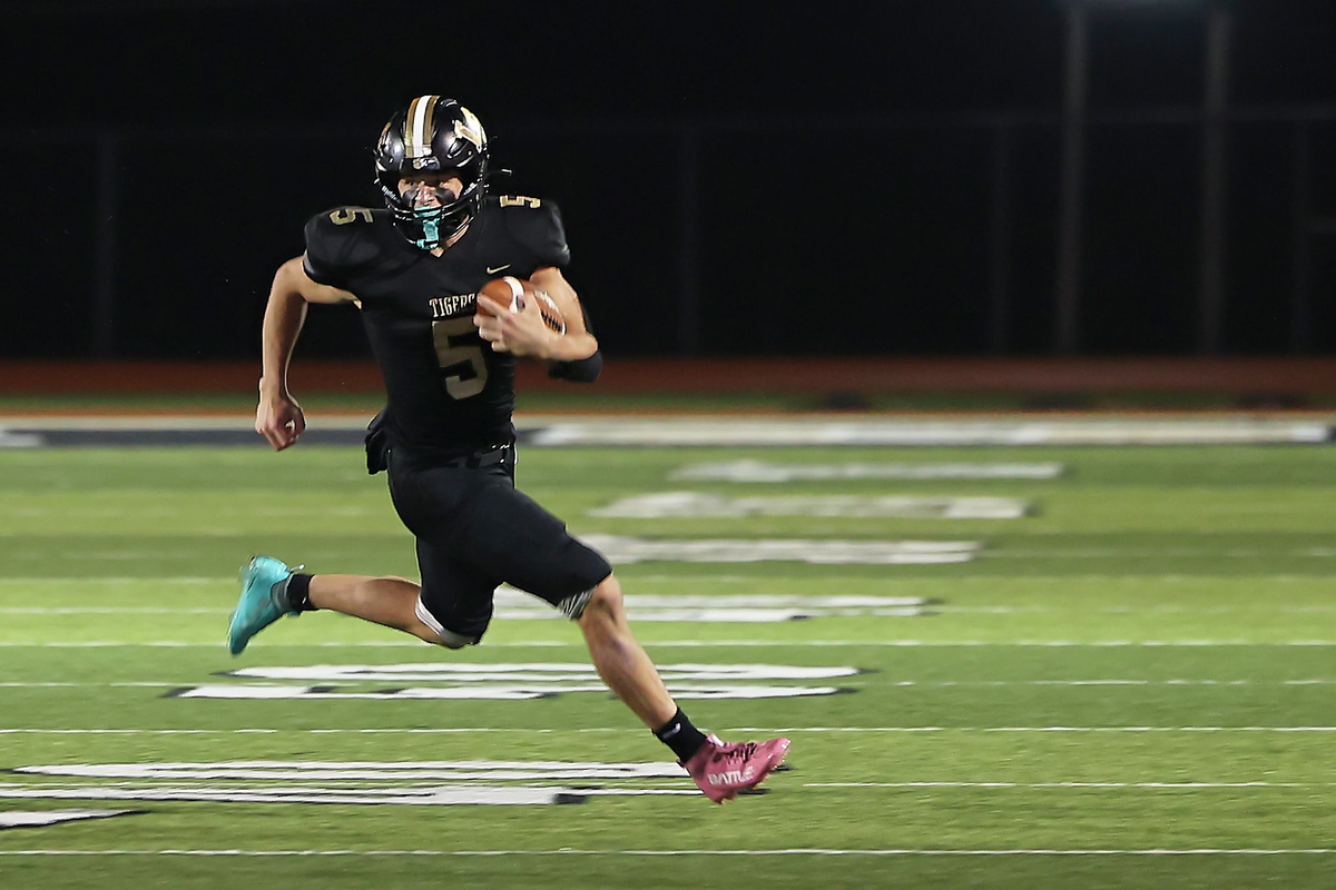 Karsten Fiene runs during a November game.