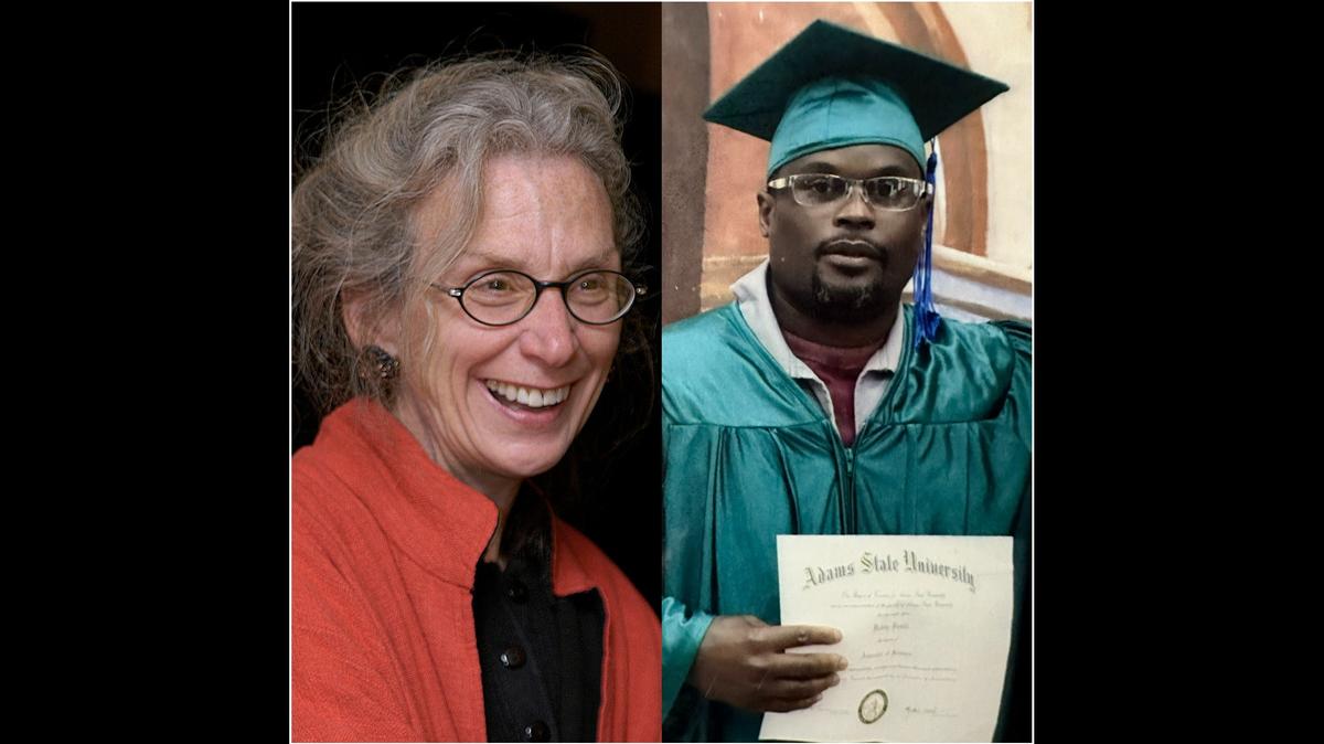 Linda Parkinson and her husband Robert “Robin” Parkinson, of Kansas City, helped fund part of Bobby Bostic’s college degree while he was in prison. Bostic described Linda Parkinson as kind, but stern about education. Bostic hopes to start a scholarship fund in her memory.