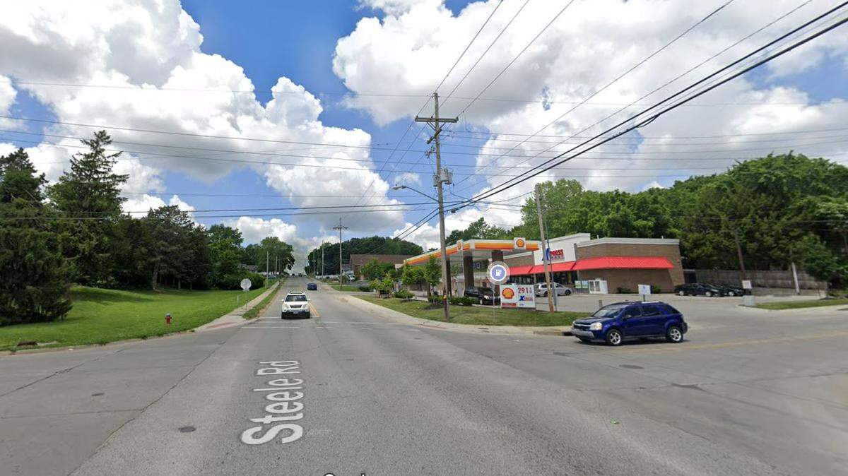 One person died and four others were injured when two vehicles collided Saturday afternoon in the 1800 block of Steele Road in Kansas City, Kansas, a police spokesperson said. This Google Maps Street View image of the area is from 2021.