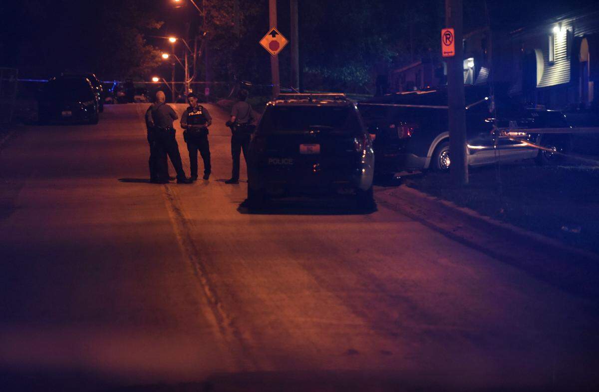 One person was killed and another was wounded on Monday night after a shooting in Kansas City’s West Blue Valley neighborhood, according to police.