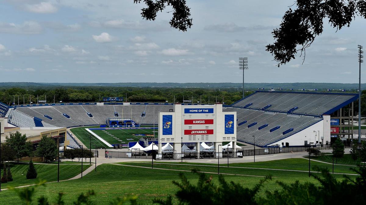 Memorial Stadium at the University of Kansas, Tuesday, Aug. 11, 2020. BIG 12
