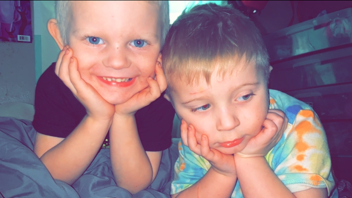 Police are searching for 40-year-old Darrell Peak, who they say vanished after leaving his Warsaw, Missouri, home with his sons Mayson, 3, and Kaiden, 4.