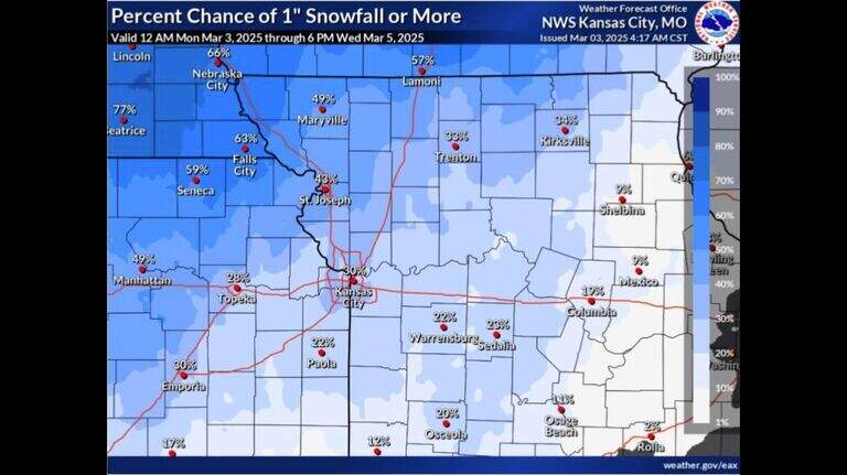 Storms, winds, snow could cause whiteouts north of KC | Kansas City Star