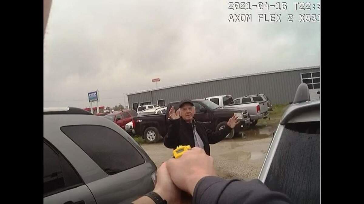 A screenshot of the incident in John Sigg’s lawsuit.