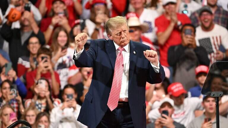Five things that stood out in Trump’s night of bluster and revelry at Kansas rally