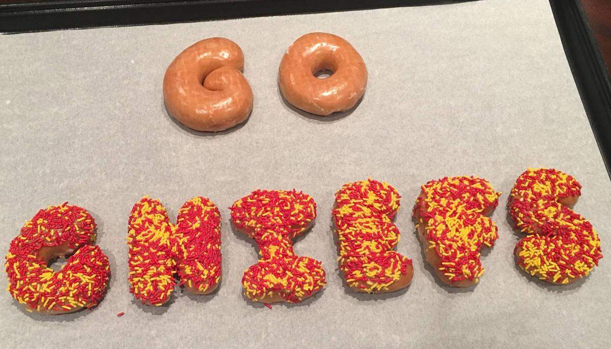 Westport’s Donutology is taking orders for customized doughnut letters
