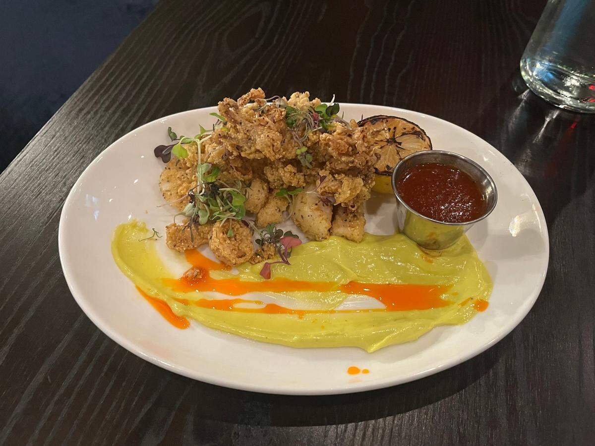 One of the two seafood appetizers recommended at Prima Facie is the calamari frito.