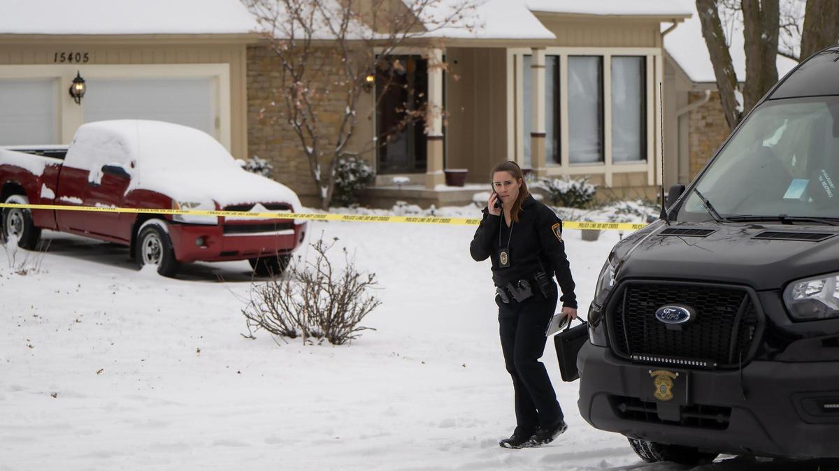Lenexa Police were on the scene where two women were found dead at a home in the 15400 block of W. 90th St., on Wednesday, February 12, 2025.