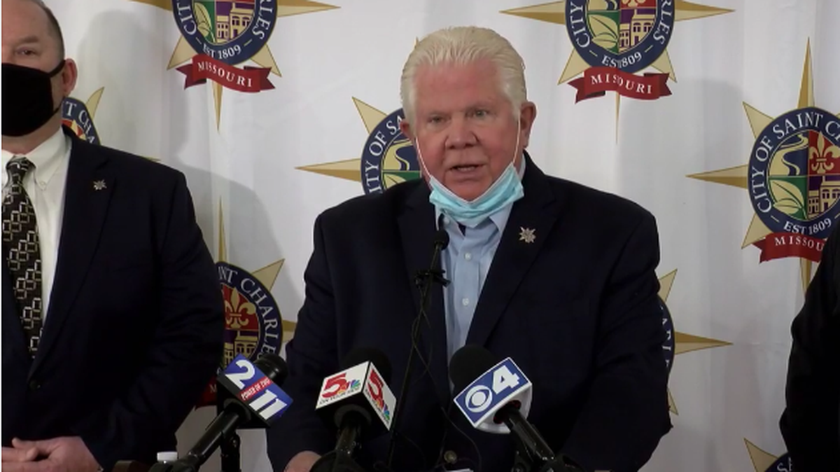 St. Charles, Missouri, mayor Tom Borgmeyer announced Monday he is banning loud music and dancing in an area of the town.