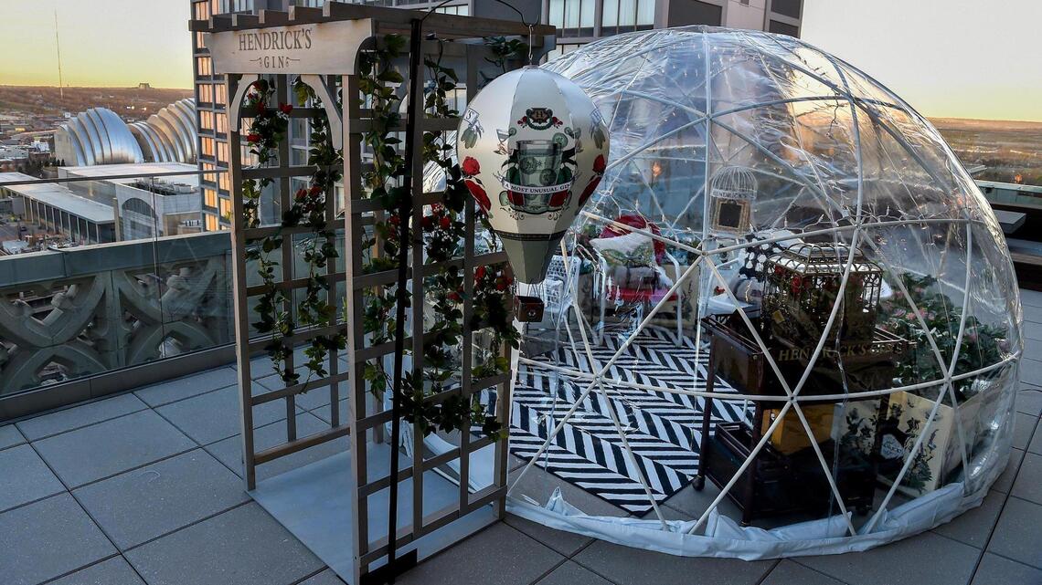 An igloo with a view: Here’s a look at some Kansas City winter rooftop bar options