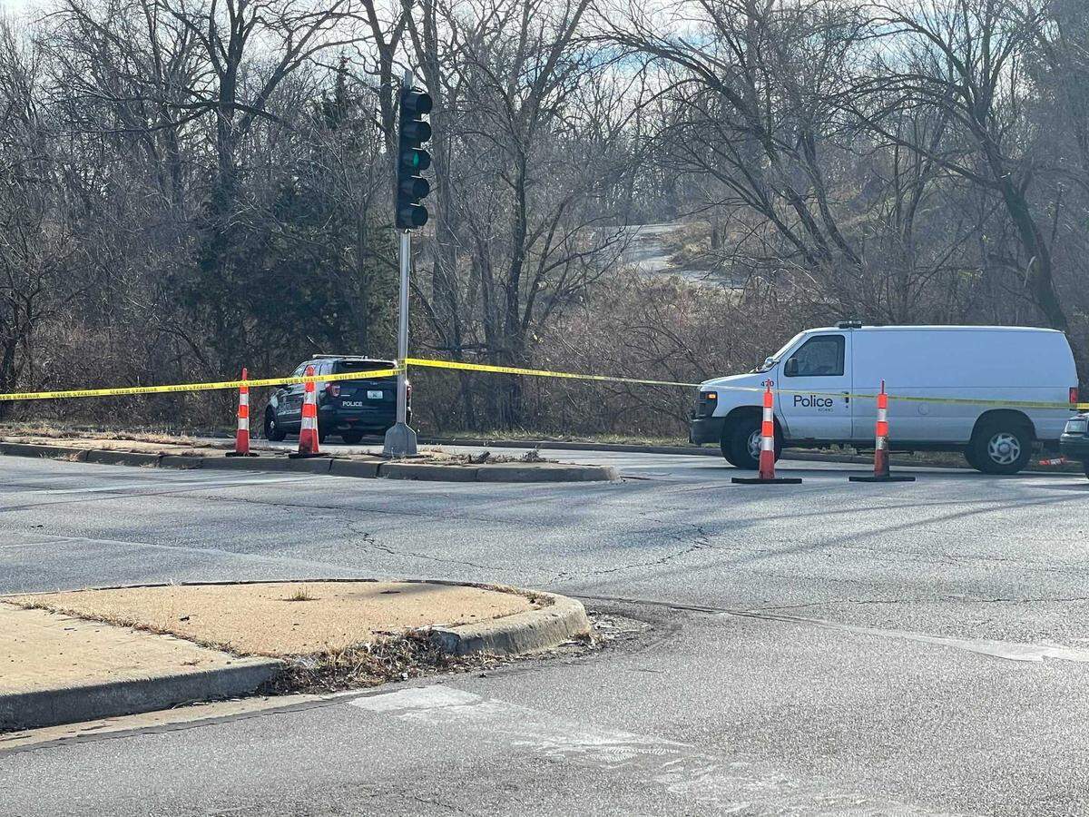 Kansas City police were investigating a homicide Saturday afternoon and blocked off traffic on Raytown Road, from East 47th to 51st streets.
