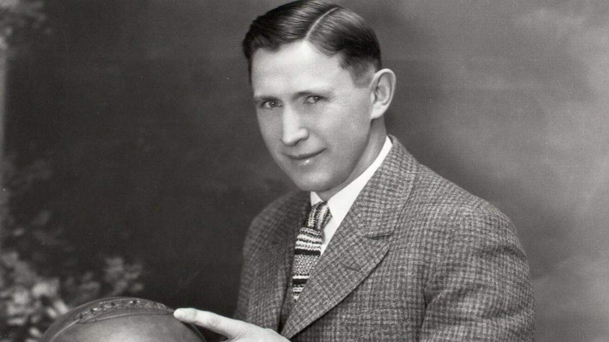He was a basketball legend at the University of Kansas. The current basketball arena is named after him but many people may not know that Phog Allen served as the university's football coach for one season and is responsible for the drive to build Memorial Stadium in 1921.