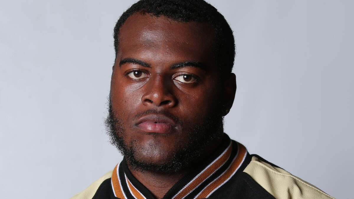 Missouri freshman offensive lineman Hyrin White