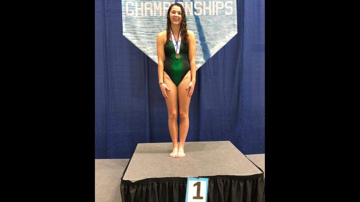 Staley junior Ella McMahon won the Missouri Class 2 state diving championship.