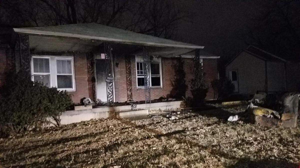 Two bodies were discovered after firefighters put out the blaze about 6:40 p.m. Saturday near Pitcher Road and Blue Ridge Cutoff. 