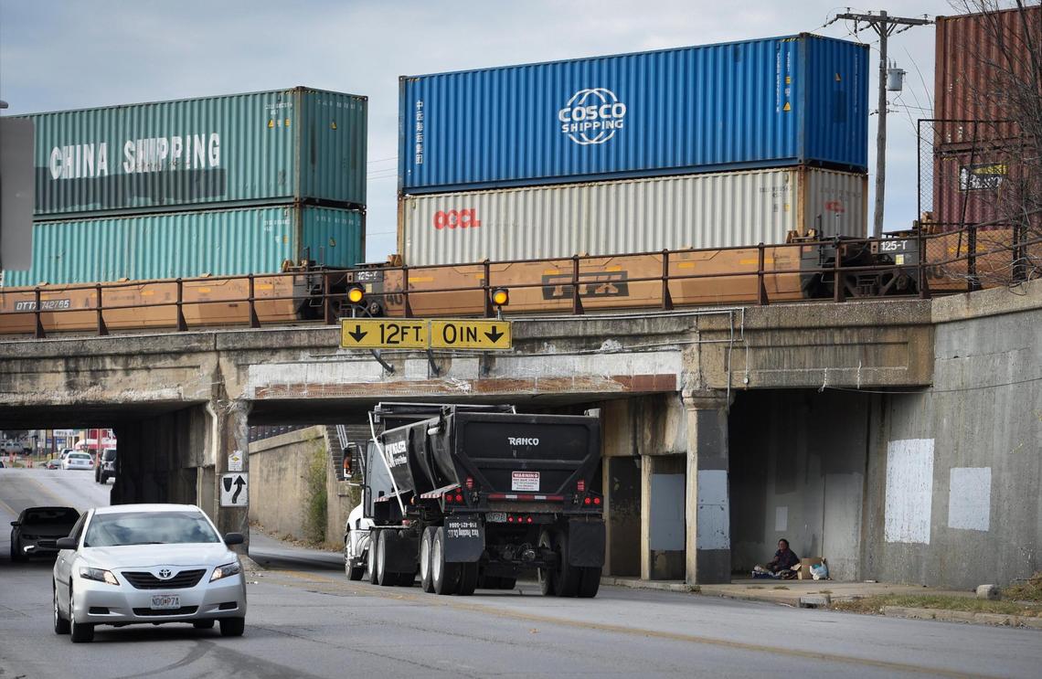 For years, trucks have collided with a low-lying bridge over Independence Avenue, near Wilson Avenue, in Kansas City’s Northeast area. The 1912-era railroad bridge has a short 12-foot high clearance.