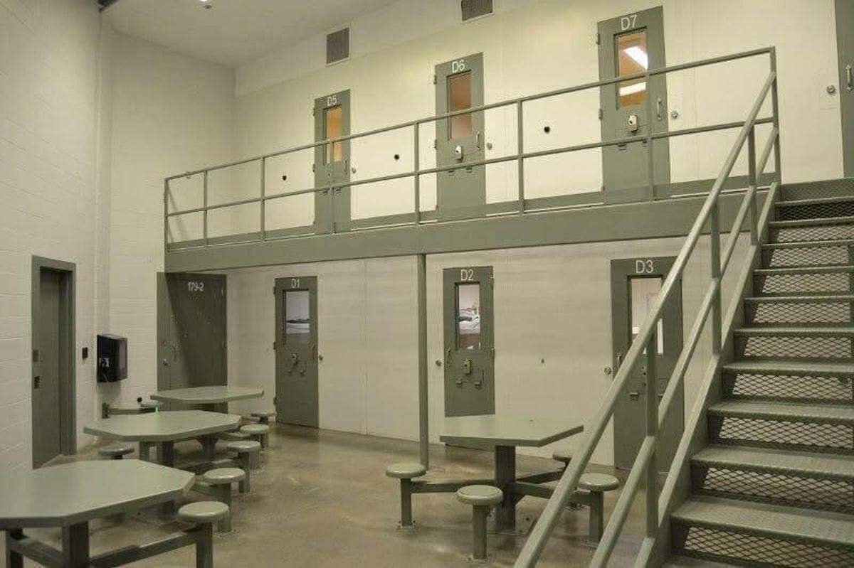 Interior of the Vernon County, Missouri, jail