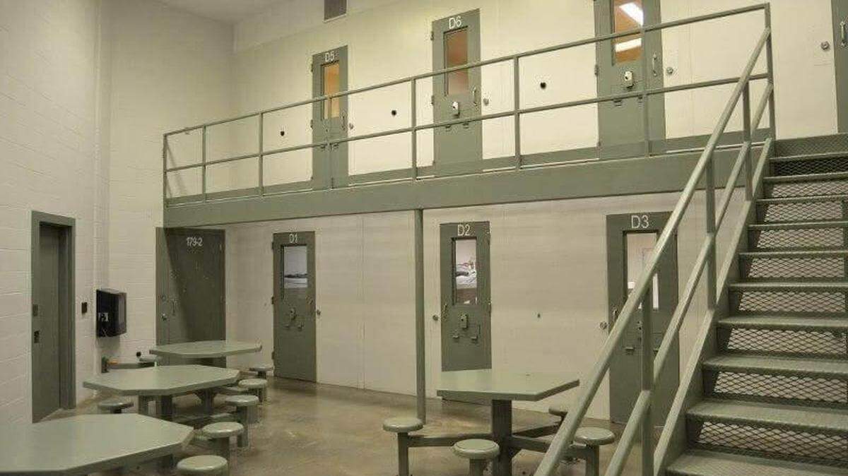 Interior of the Vernon County, Missouri, jail