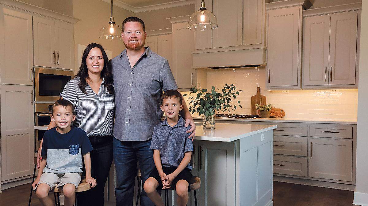 Dan, Aphrodite, Eric and David Mangum all contribute to the family business. 