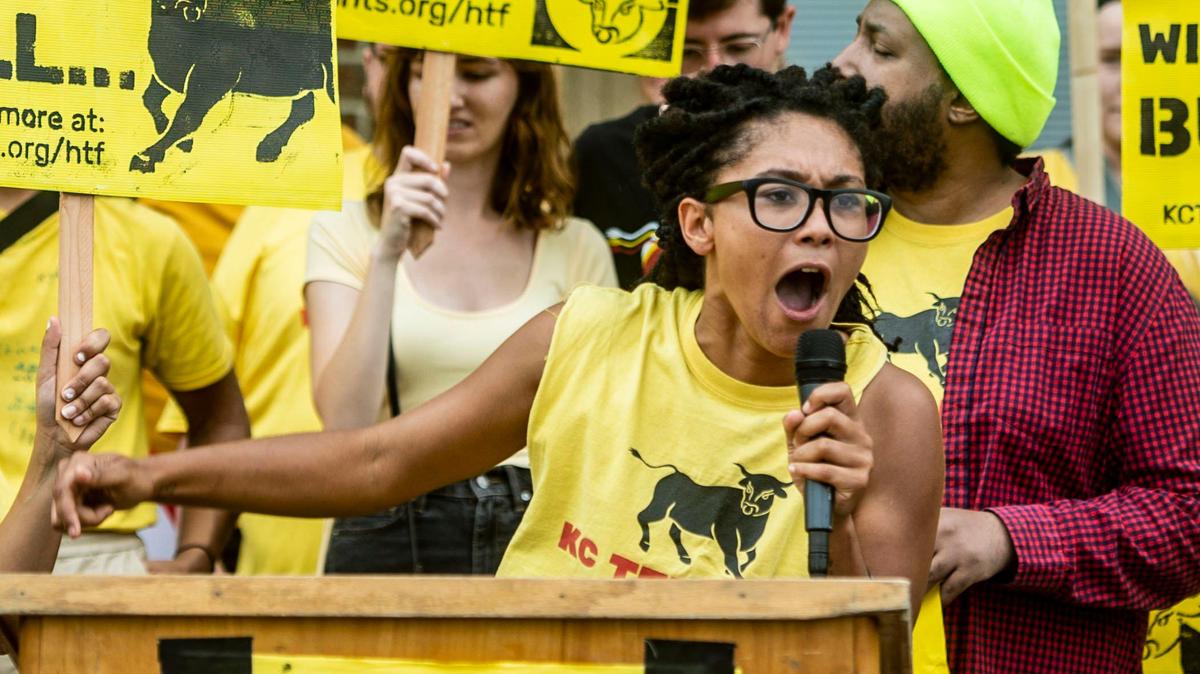 Kansas City tenant activists detail ‘proposal for a better world’ at rousing rally