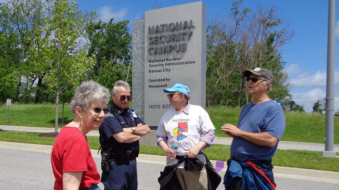 PeaceWorks KC has been leading peaceful protests at the Kansas City National Security Campus for years.