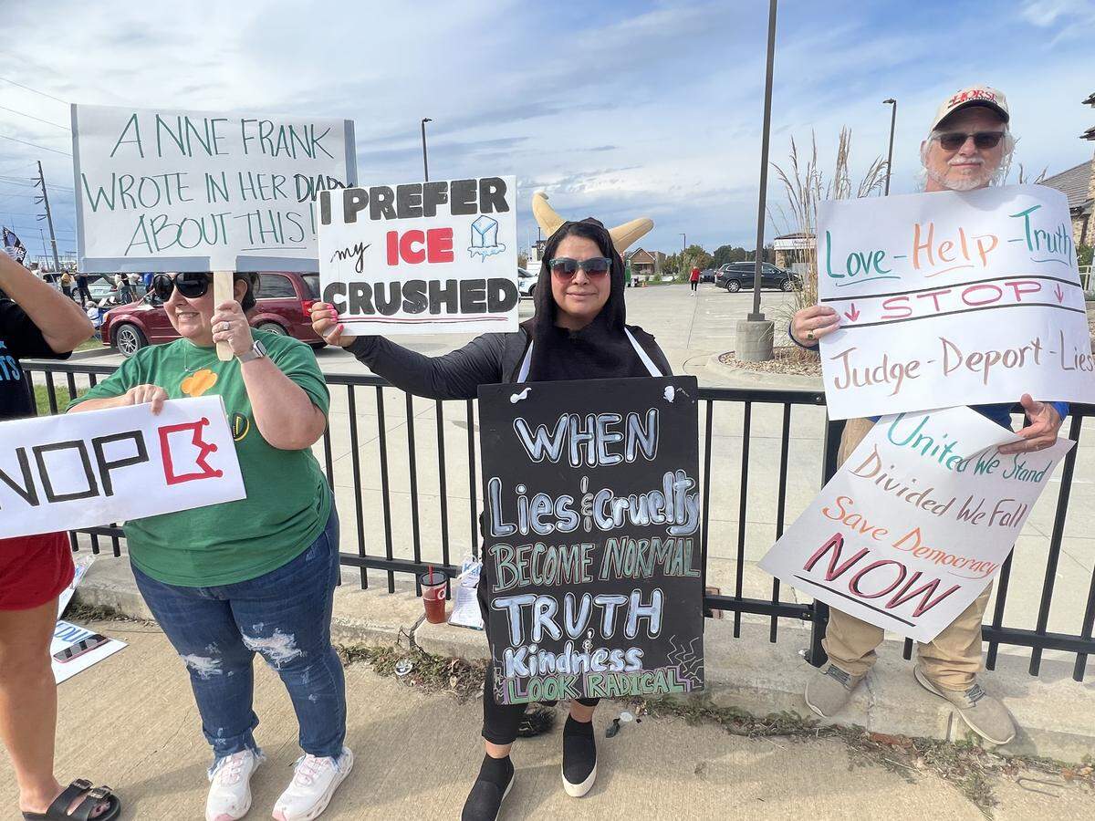 Every week for the past six months, southwest Johnson County and surrounding area residents have shown up at the corner of Main and Moonlight Streets in Gardner to protest current national events and government policy decisions.