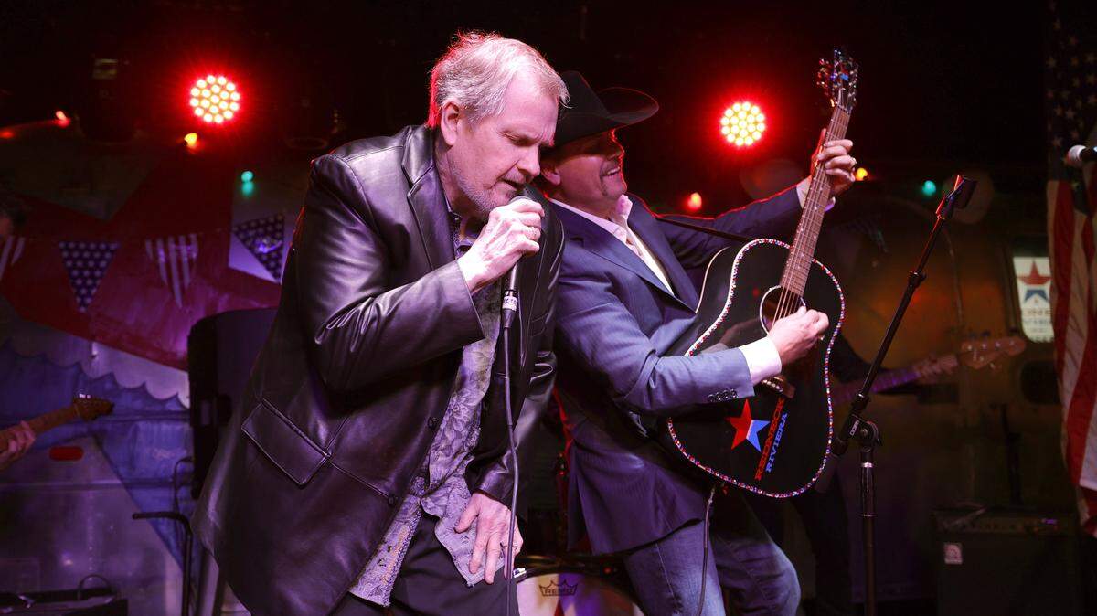Singer Meat Loaf and country artist John Rich perform in Nashville on March 27, 2021. The Kauffman Center for the Performing Arts will bring “Bat Out of Hell: The Musical,” to Kansas City in April.