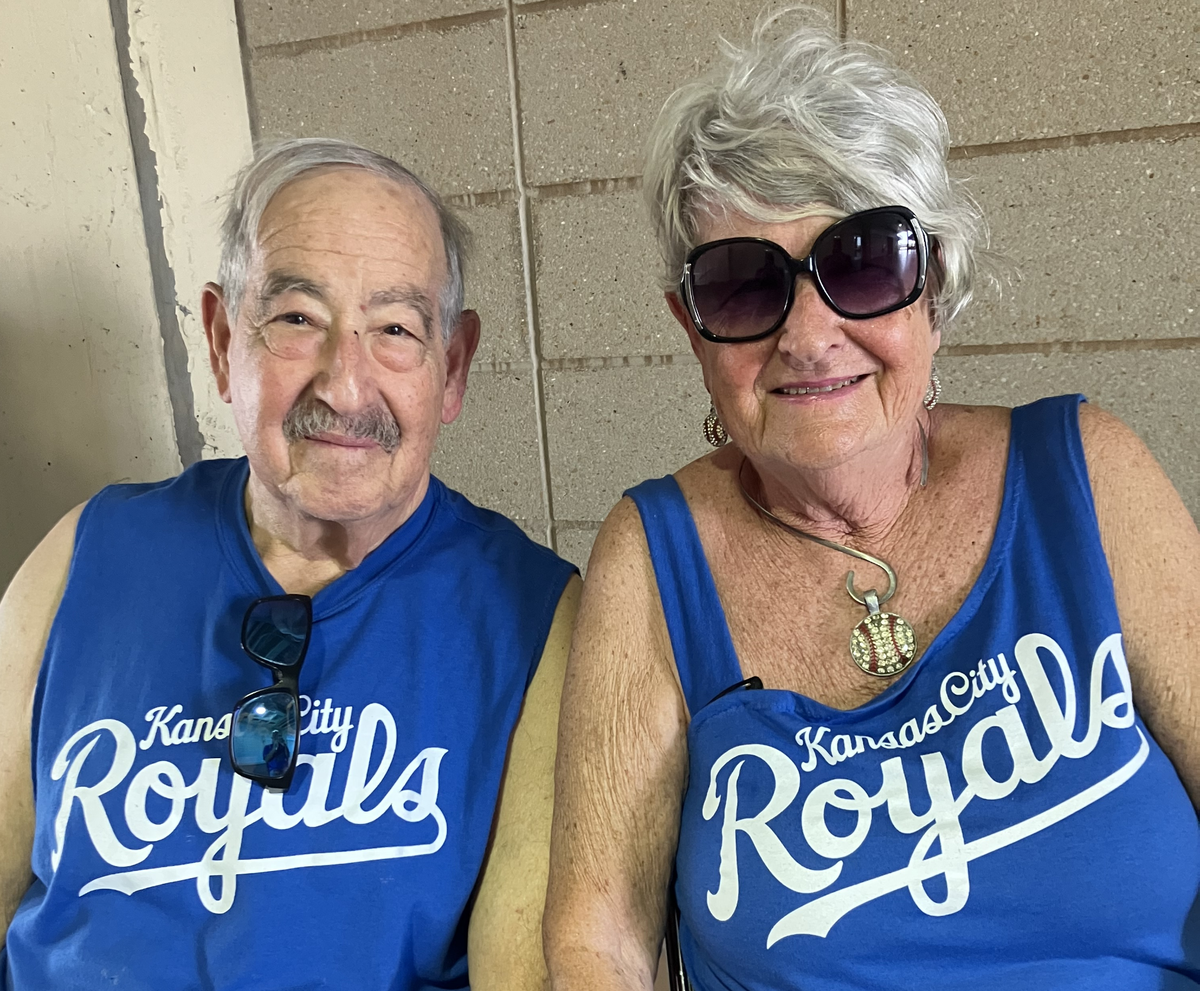 Steve and Pam Abramson watched the Wednesday, June 25, 2025 Royals-Rays game at Kauffman Stadium in Kansas City.