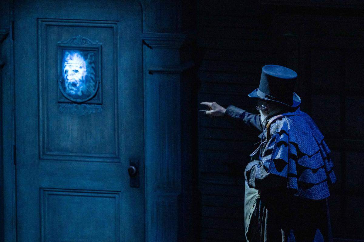 Gary Neal Johnson plays Scrooge, the main character in Kansas City Repertory Theatre’s rendition of the iconic Charles Dickens story, “A Christmas Carol.”