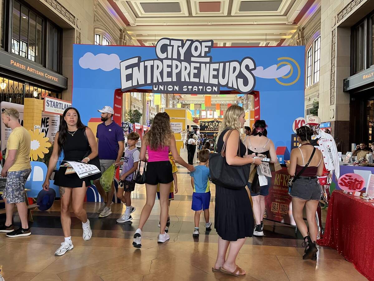 The entrance of the City of Entrepreneurs, which ends this Sunday, July 12.