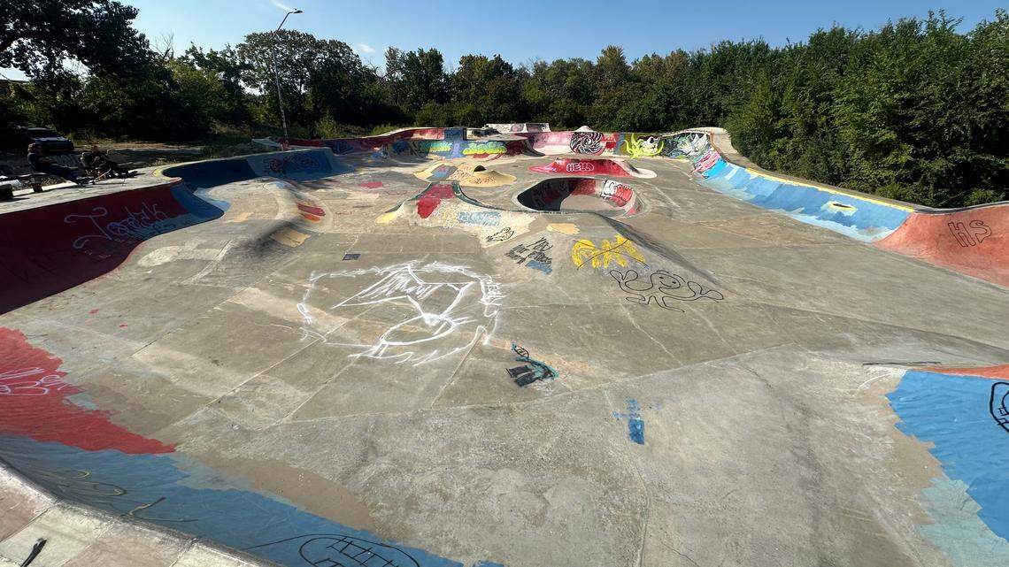 Harrison Street DIY Skate Park in Kansas City’s Columbus Park neighborhood.