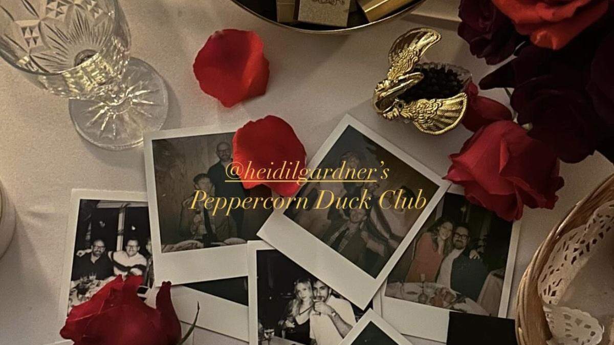 Heidi Gardner threw an early Valentine’s Day party in her newly remodeled Johnson County home that paid loving homage to Kansas City’s iconic Peppercorn Duck Club.
