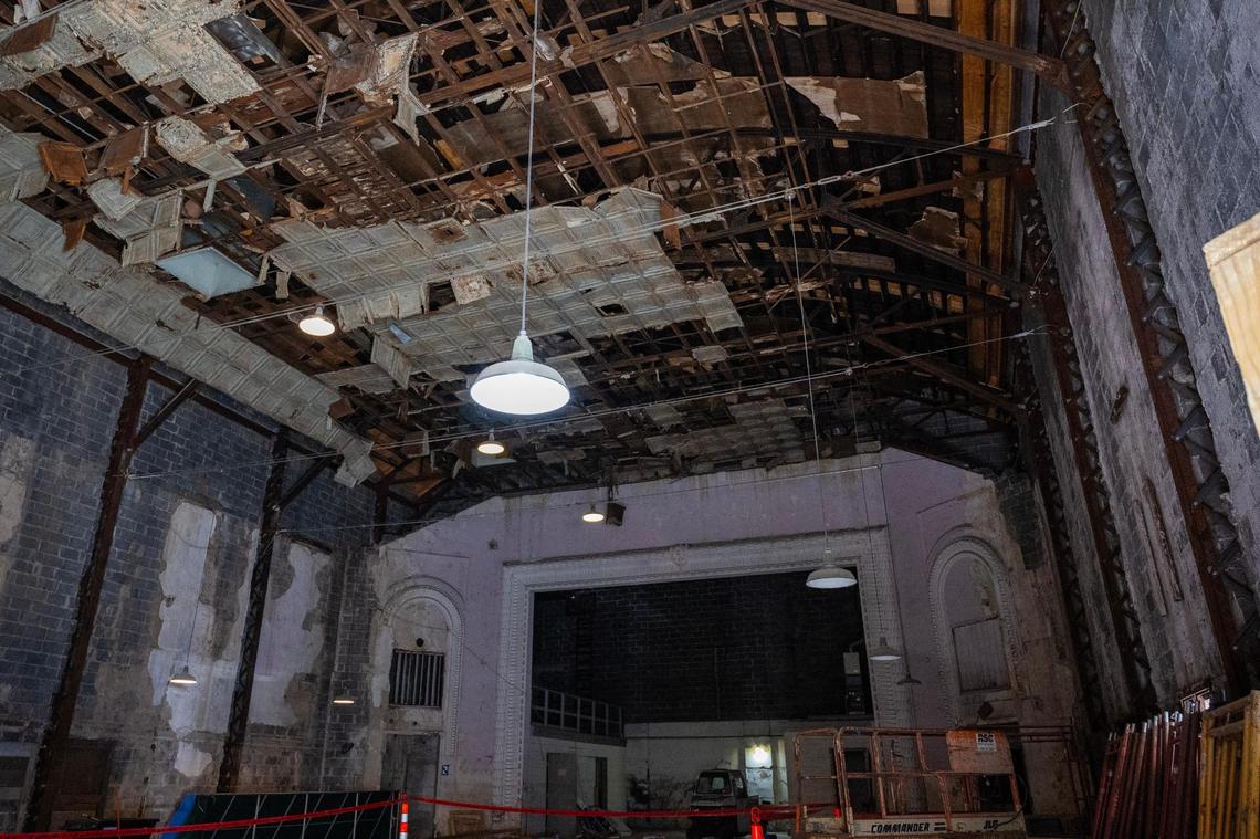 Inside Boone Theater at 1701 E. 18th St., seen on Tuesday, Oct. 15, 2024, in Kansas City.