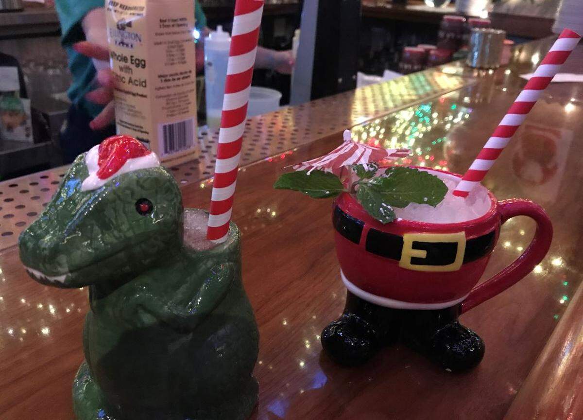 The Santarex and Santa Pants Mug at Miracle at Rockhill.