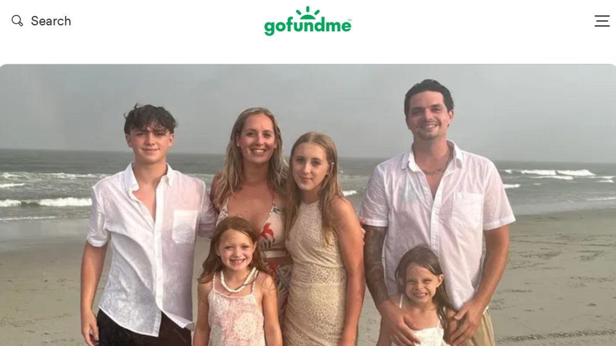 Jordan Laskowski, left, with his family. Jordan died in a car crash April 4.