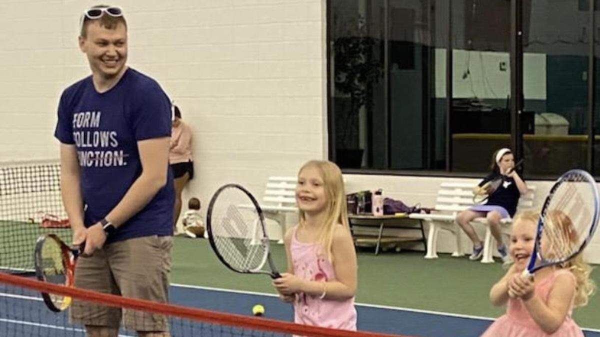 Youngsters learn how to play tennis in the KC area thanks to the efforts of the USTA Missouri Valley Section.