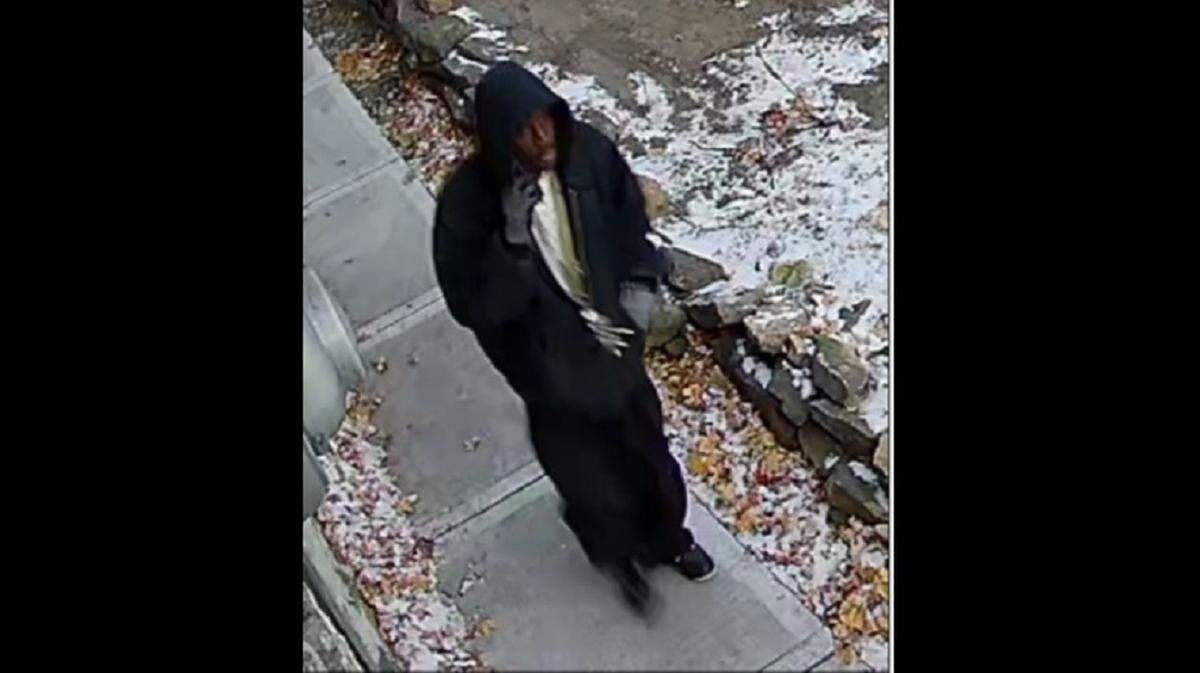Kansas City police distributed this image of a person believed to be a “subject of interest” in a homicide at Linwood Boulevard and Charlotte Street on Wednesday, Nov. 13, 2019. Police were asking anyone with information to call the police department’s homicide unit or call the TIPS Hotline anonymously.