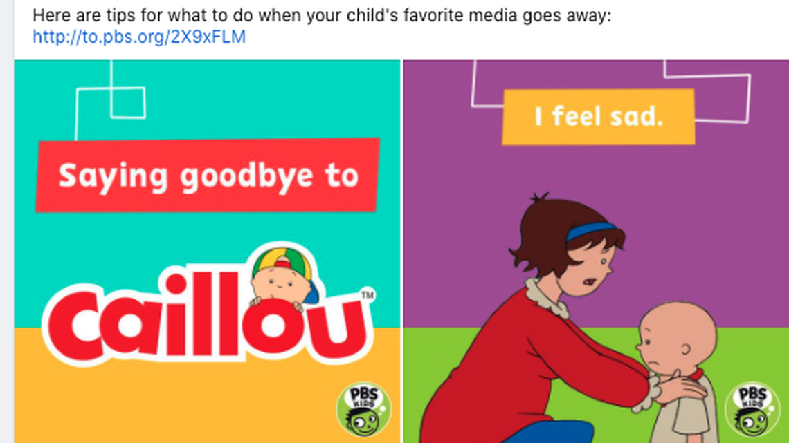 PBS Kids said farewell to “Caillou” Wednesday.