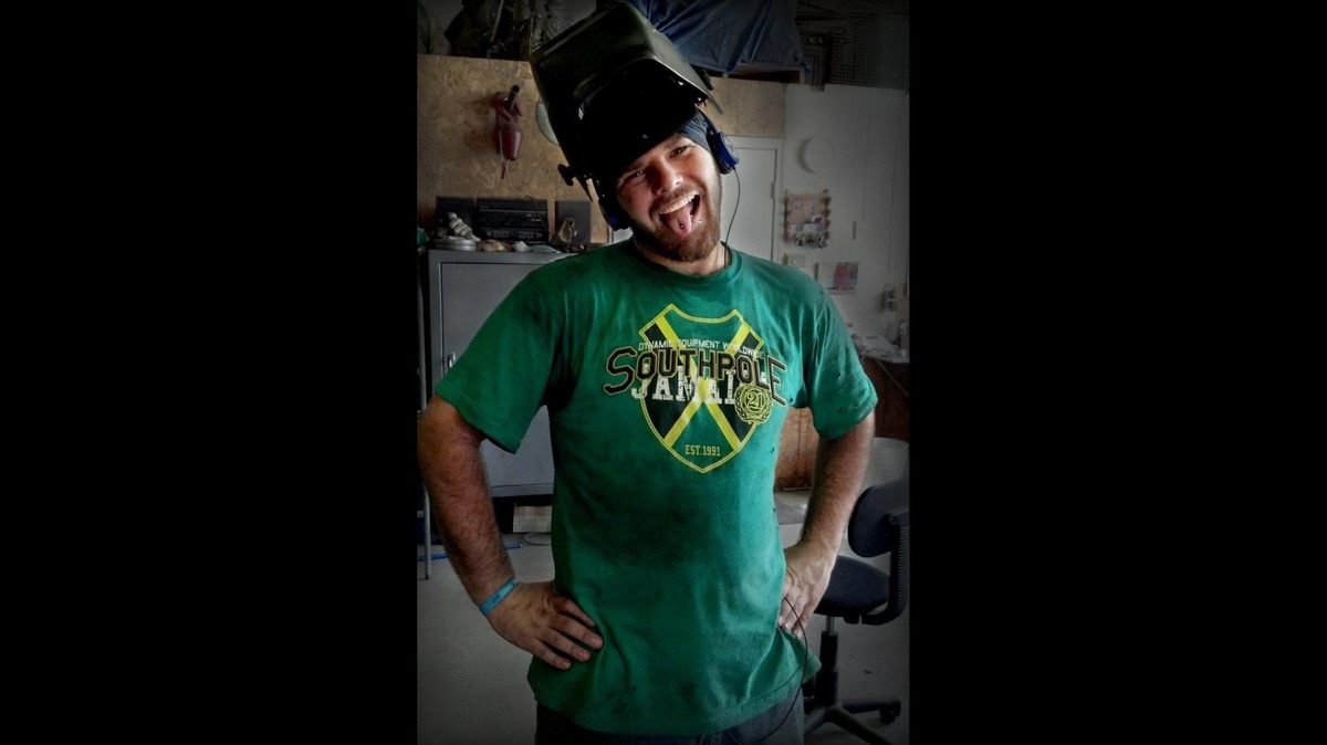 Charles Keene, of Charleston, Mo., lost his son Dillon (above) to suicide when he was just 21. The two were working together at a welding shop in East Prairie, and Keene hoped that his son would some day take over the operation once he retired. One Friday the father and son were goofing around and Keene snapped a photo of his son, who stuck his tongue out in jest. “I took a picture of him in the shop at 2:30 that afternoon,” he said. “By 2:30 the next morning, he was gone.”