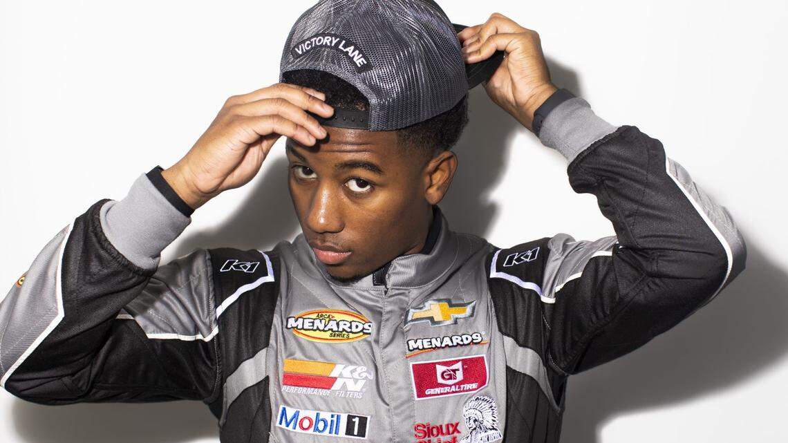 Rajah Caruth, who got his start in i-racing, will be behind the wheel of an ARCA Menards entry for Saturday afternoon’s Dutch Boy 150 at Kansas Speedway.