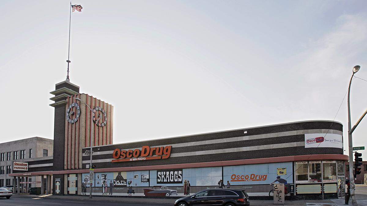 The building at 3948 Main St. has operated under the Katz and Skaggs names. When this photo was taken in January 2006, it was an Osco Drug.