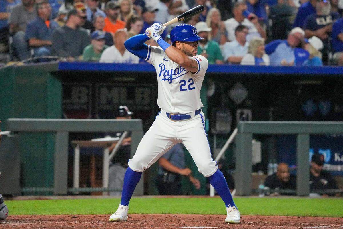 Kansas City Royals right fielder Tommy Pham had the big hit Wednesday night against the Cleveland Guardians, homering in the fourth inning to drive in three runs at Kauffman Stadium.
