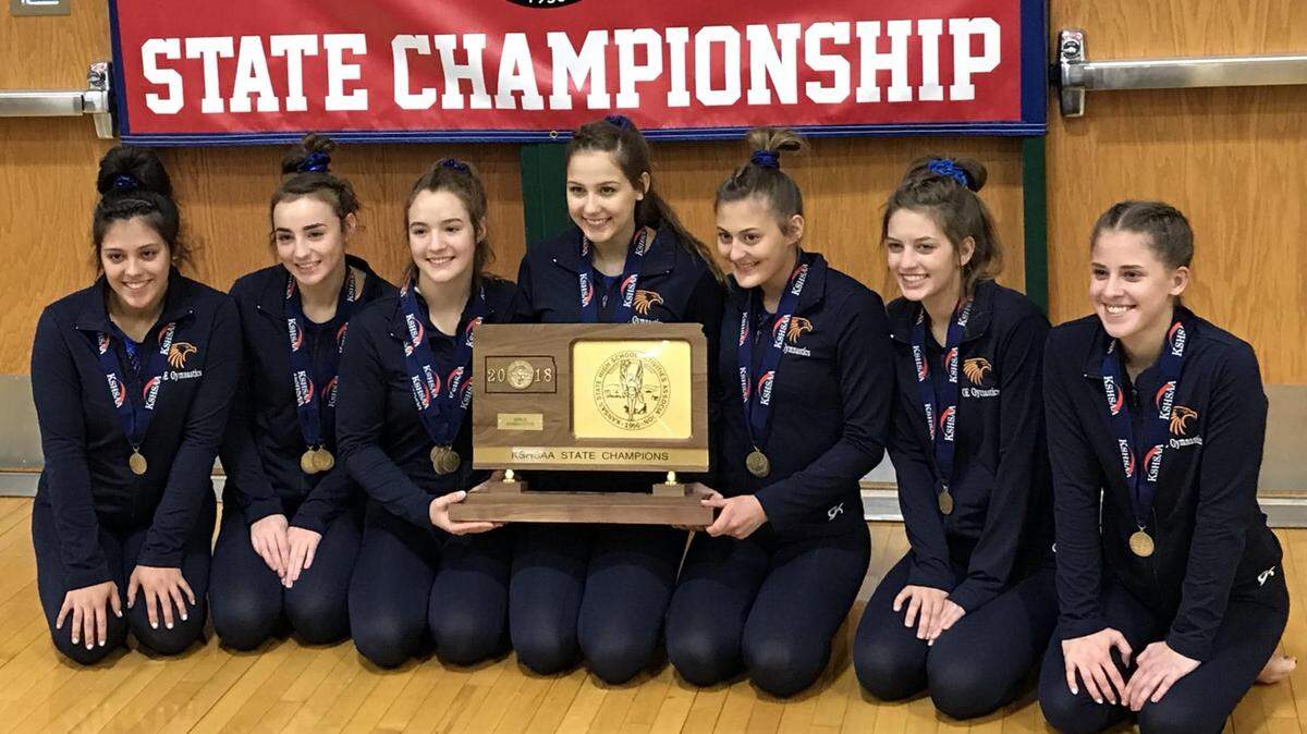Olathe East claimed another Kansas gymnastics championship on Saturday.