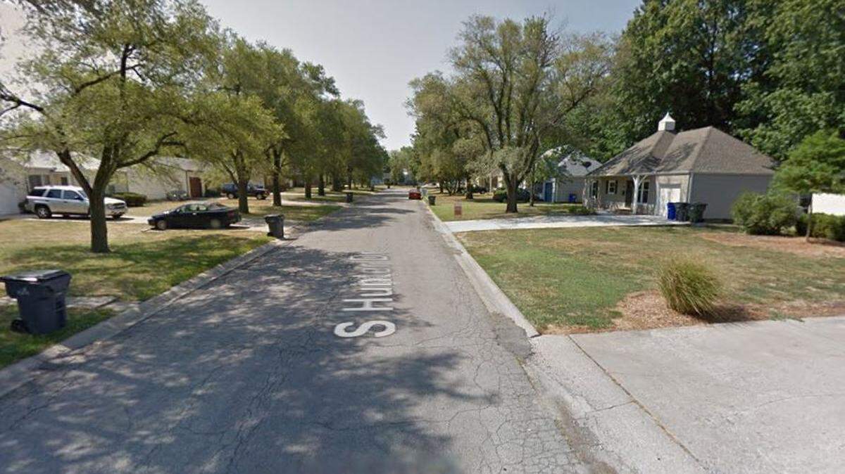 Olathe police are investigating after shots were fired into an occupied house Sunday in the 800 block of South Hunter Street. This Google Maps Street View image was taken in the area in July 2012.