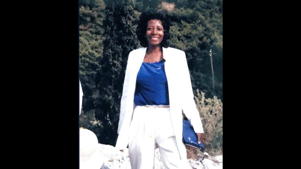 Ernestine Diamond loved to travel and went on trips to 12 European countries, Jerusalem and Israel. This photo is from a trip to Europe.