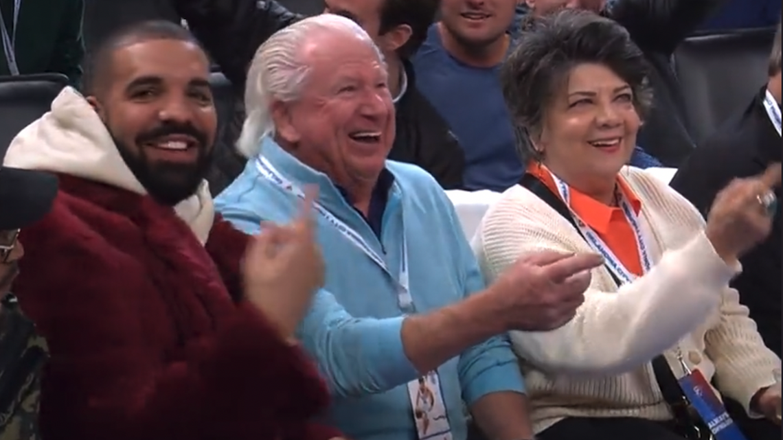 Drake sat courtside at an Oklahoma City Thunder game next to a couple who did not know who he was.