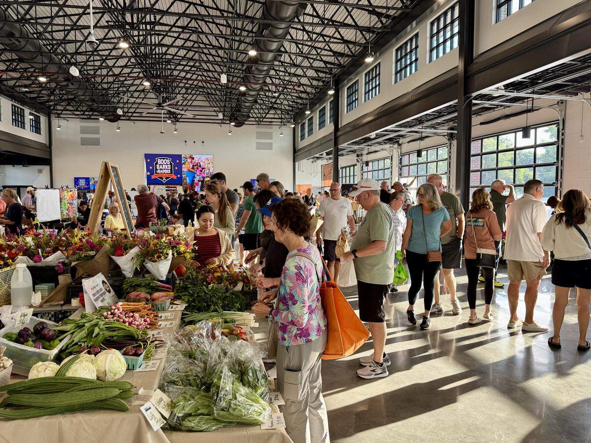 The climate-controlled Green Street Market will open on April 4 with approximately 70 vendors on Saturdays and around 35 vendors on Wednesdays.
