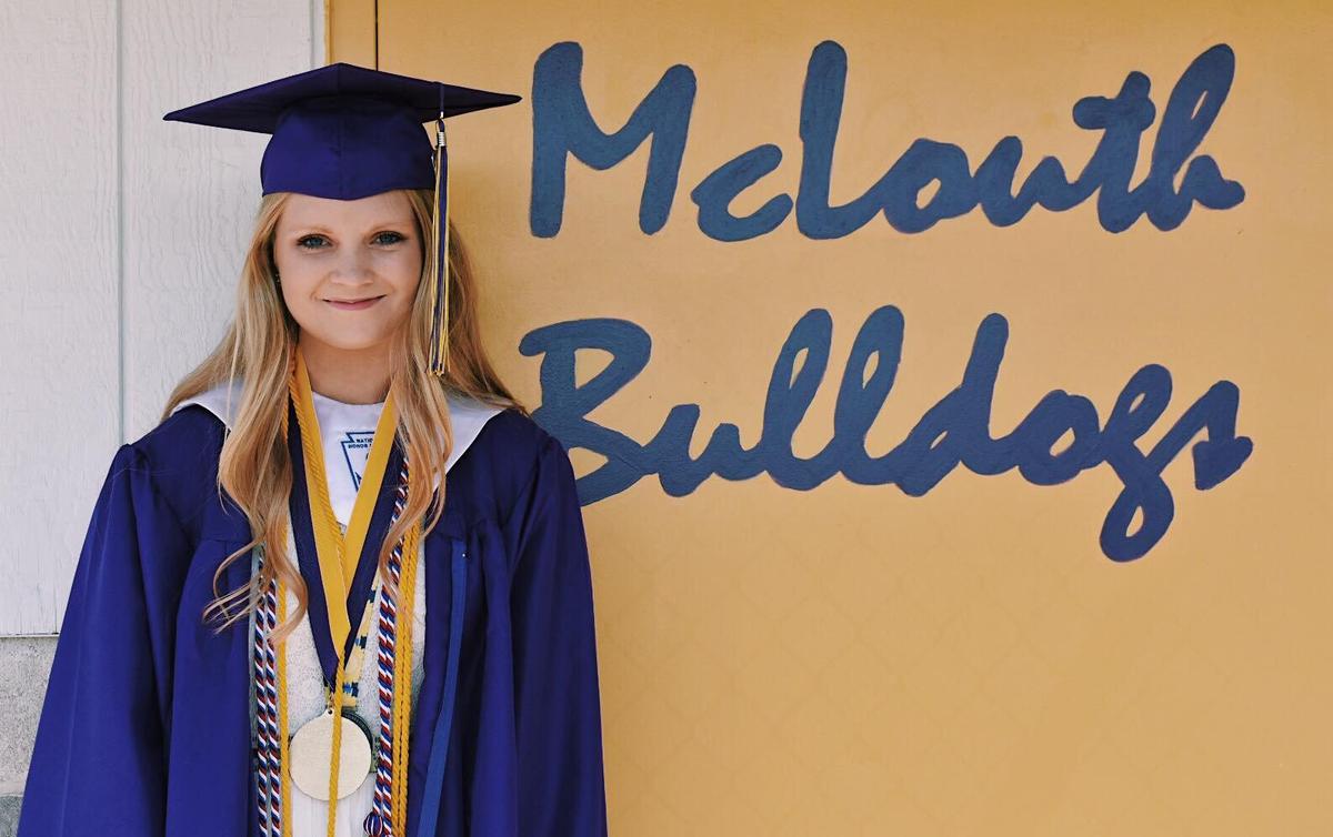 In 2019, Haylee Weissenbach was one of the valedictorians at McLouth High School in McLouth, Kansas.